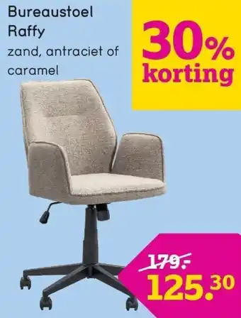 Leen Bakker Bureaustoel Raffy aanbieding