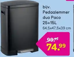 Pedaalemmer duo Paco 25+15L