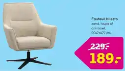 Leen Bakker Fauteuil Nilesto aanbieding