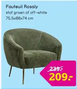 Leen Bakker Fauteuil Rosaly aanbieding