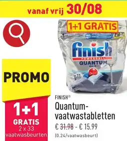 ALDI FINISH Quantum vaatwastabletten aanbieding