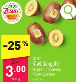 ALDI Zespri Kiwi Sungold aanbieding