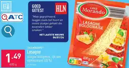 ALDI CASA MORANDO Lasagne aanbieding