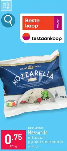 ALDI CUCINA NOBILE MOZZARELLA aanbieding