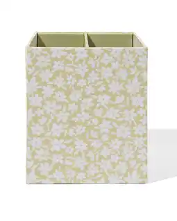 HEMA HEMA Pennenbakje Karton 10.5x8.5x78.5 Groen aanbieding