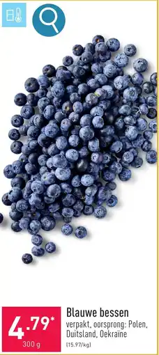 ALDI Blauwe bessen aanbieding