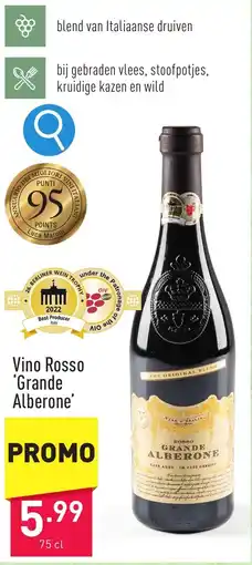 ALDI Vino Rosso 'Grande Alberone' aanbieding