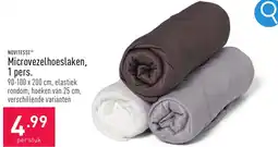 ALDI NOVITESSE Microvezelhoeslaken 1pers aanbieding