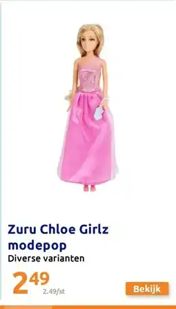 Action Zuru Chloe Girlz modepop aanbieding