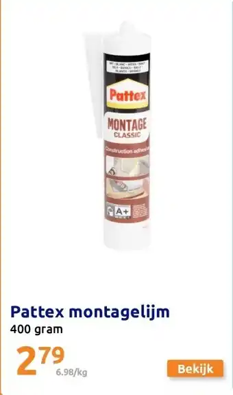 Action Pattex montagelijm aanbieding