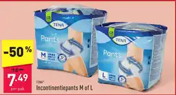ALDI TENA Incontinentiepants M of L aanbieding