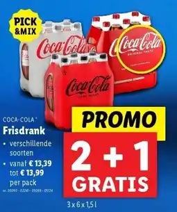 Lidl Coca-cola frisdrank aanbieding