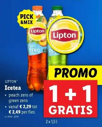 Lidl Lipton Icetea aanbieding