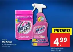 Lidl Vanish oxi action aanbieding