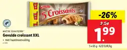 Lidl Maître jean pierre gevulde croissant xxl aanbieding