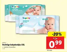 Lupilu vochtige babydoekjes xxl