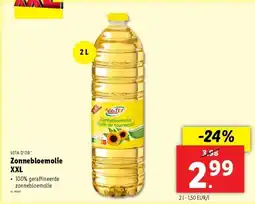 Lidl Vita d'or zonnebloemolie xxl aanbieding