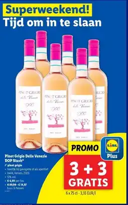 Lidl Pinot Grigio Delle Venezie DOP Blush aanbieding