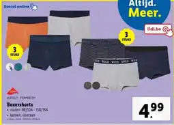 Lidl Boxershorts aanbieding