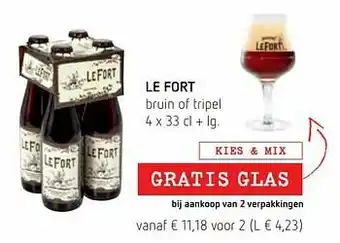Le fort bruin of tripel