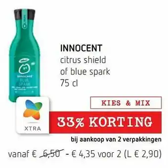 Innocent citrus shield of blue spark