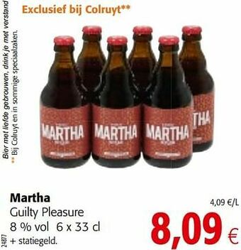 Colruyt Martha guilty pleasure aanbieding
