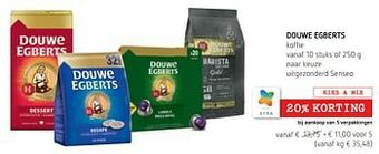 Spar Colruyt Douwe egberts koffie aanbieding