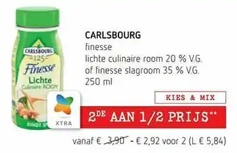 Carlsbourg finesse lichte culinaire room of finesse slagroom
