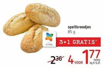 Spar Colruyt Speltbroodjes aanbieding