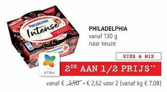 Spar Colruyt Philadelphia aanbieding