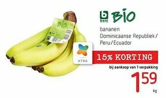 Spar Colruyt Bananen aanbieding