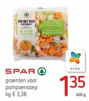 Spar Colruyt Groenten voor pompoensoep aanbieding