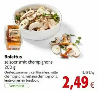 Colruyt Bolettus seizoensmix champignons aanbieding