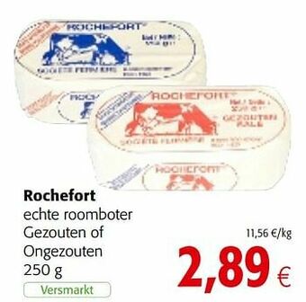 Rochefort echte roomboter gezouten of ongezouten
