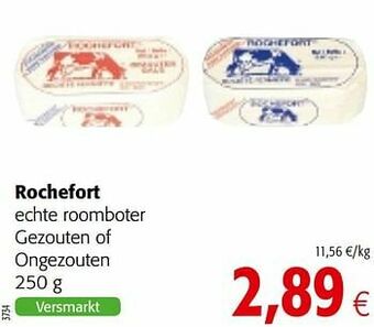 Colruyt Rochefort echte roomboter gezouten of ongezouten aanbieding