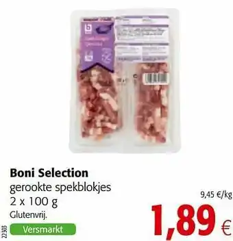 Colruyt Boni selection gerookte spekblokjes aanbieding