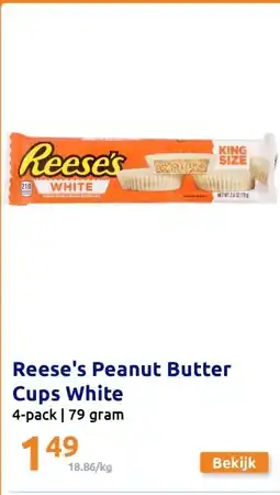 Action Reese's Peanut Butter Cups White aanbieding