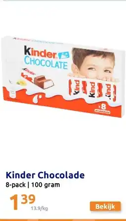 Action Kinder Chocolade aanbieding