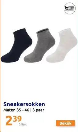Action Sneakersokken aanbieding