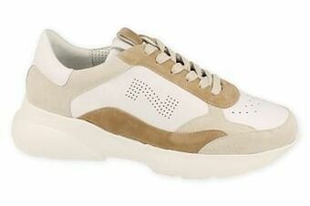 Berca Shoes Nathan-Baume Sneaker Laag Dames Volledig Leder - Wit aanbieding