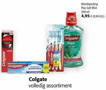 Colruyt Colgate mondspoeling plax soft mint aanbieding