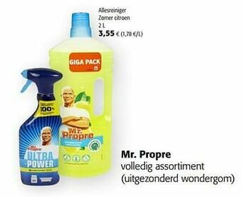 Colruyt Mr. propre allesreiniger zomer citroen aanbieding