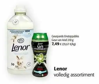 Colruyt Lenor geurparels unstoppables geur van ariel aanbieding