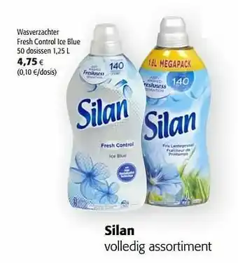 Colruyt Silan wasverzachter fresh control ice blue aanbieding