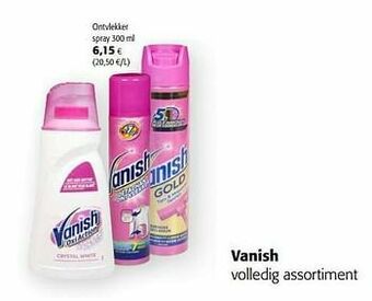 Colruyt Vanish ontvlekker spray aanbieding