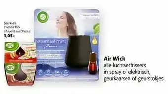 Colruyt Air wick geurkaars essential oils infusion elixir oriental aanbieding
