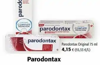 Colruyt Parodontax original aanbieding