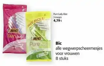 Colruyt Bic pure lady aloe aanbieding