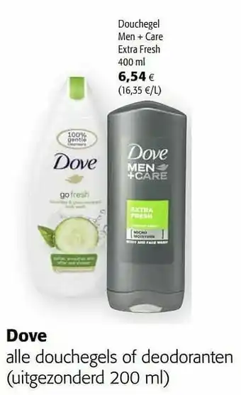 Colruyt Dove douchegel men + care extra fresh aanbieding