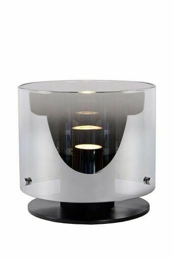 Tafellamp - Ø 20 Cm - Led - Gu10 - 1x5w 3000k - Fumé